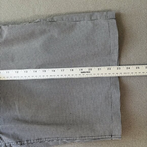 FireThorne Mens Golf Shorts Houndstooth Black White Size 40 Bermuda Outdoor Prep - Picture 6 of 16